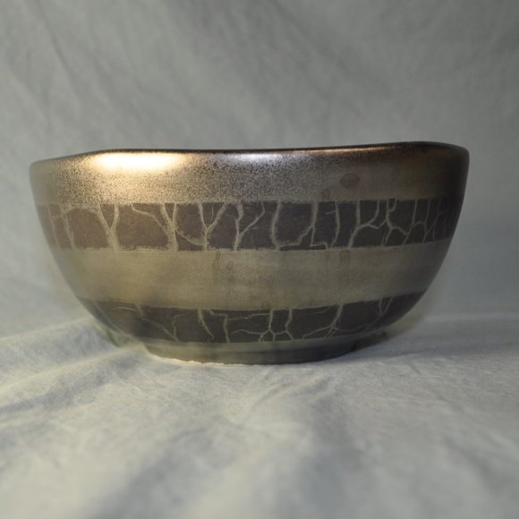 TWO signed 22 oz bowls 2007 Michael Wainwright ceramics grey (w1451) - Picture 6 of 16